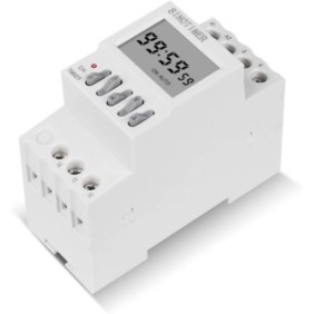 Temporizator (12VDC/AC), programabil 1 secundă până la 99 de ore Releu de timp pentru ciclu automat infinit